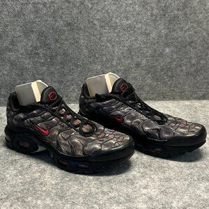 Nike Air Max Plus TN GS Shoes Black Red youth 7